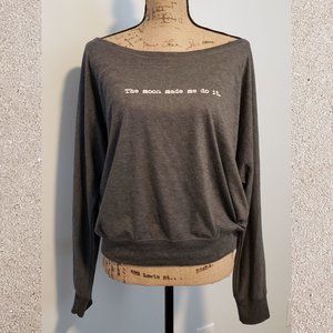 The moon made me do it. Jersey t-shirt.